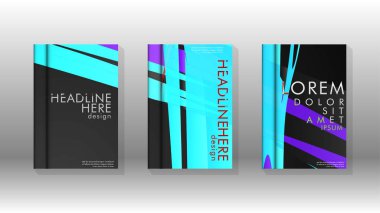 Kitap Kapağı renkli geometrik arka planlar.