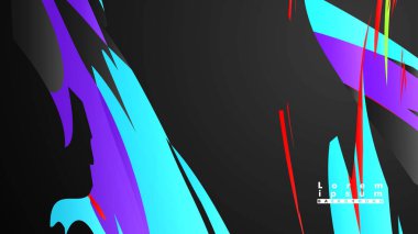 Renkli geometrik arka planlar. Basit form kompozisyonu. Eps10 vektör şablonu