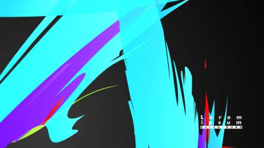 Renkli geometrik arka planlar. Basit form kompozisyonu. Eps10 vektör şablonu