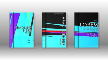 Kitap Kapağı renkli geometrik arka planlar.