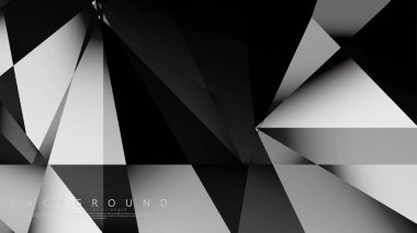 Soyut geometrik arka plan. koyu üçgen vektörü