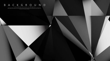 Soyut geometrik arka plan. koyu üçgen vektörü