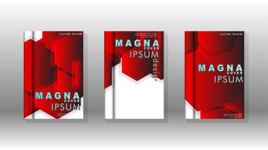 Soyut vektör düzeni arka planı. Broşürbroşürler, yıllık dergi vektör şablonları vb. için.