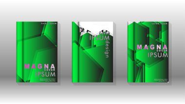 Soyut vektör düzeni arka planı. Broşürler, yıllık, dergi, vektör şablonları vb. için.