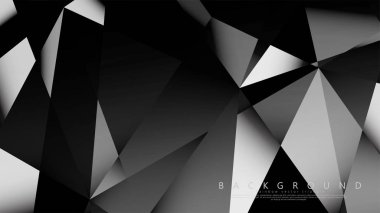 Soyut geometrik arka plan. koyu üçgen vektörü