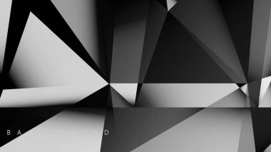 Soyut geometrik arka plan. koyu üçgen vektörü