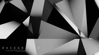 Soyut geometrik arka plan. koyu üçgen vektörü