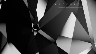 Soyut geometrik arka plan. koyu üçgen vektörü