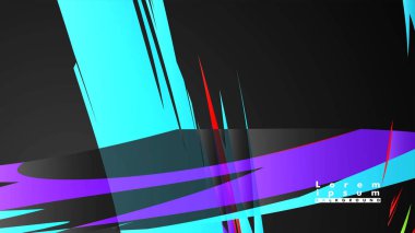 Renkli geometrik arka planlar. Basit form kompozisyonu. Eps10 vektör şablonu