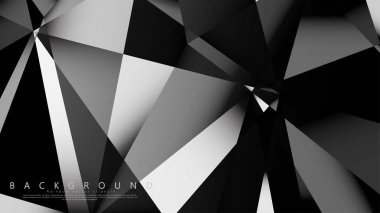 Soyut geometrik arka plan. koyu üçgen vektörü