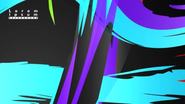 Renkli geometrik arka planlar. Basit form kompozisyonu. Eps10 vektör şablonu