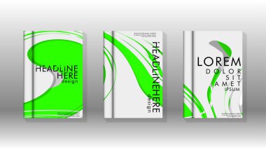 Arka kapak sıvı elemanları ile. Tasarım kavramı kitap. Fütüristik iş düzeni. Dijital poster şablonu. Tasarlamak vektör - eps10