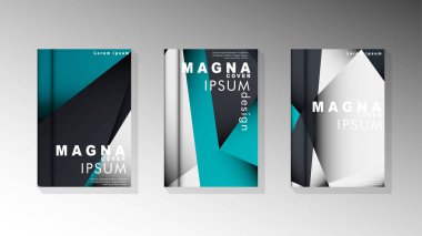 Degrade minimal geometrik desen. üçgen kapağın arka plan tasarımı