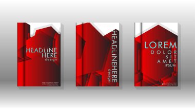 Soyut vektör düzeni arka planı. Broşürbroşürler, yıllık dergi vektör şablonları vb. için.