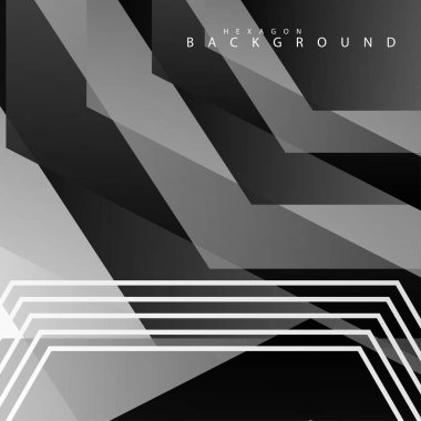 renkli altıgen soyut arka plan. Saydam vektör arka planı