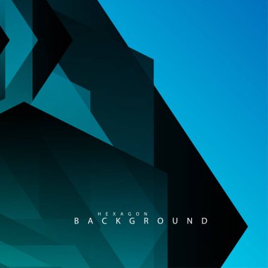 renkli altıgen soyut arka plan. Saydam vektör arka planı