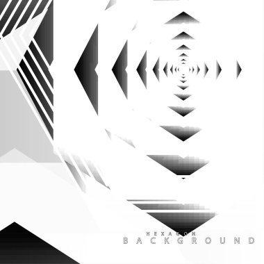 renkli altıgen soyut arka plan. Saydam vektör arka planı