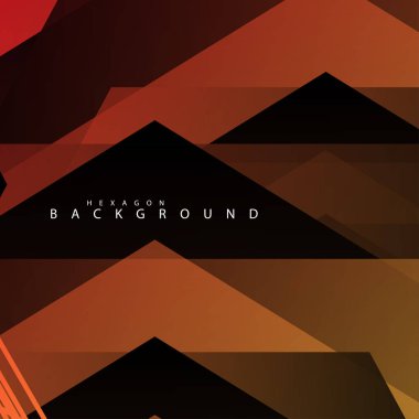 renkli altıgen soyut arka plan. Saydam vektör arka planı