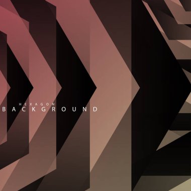 renkli altıgen soyut arka plan. Saydam vektör arka planı