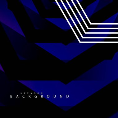 renkli altıgen soyut arka plan. Saydam vektör arka planı