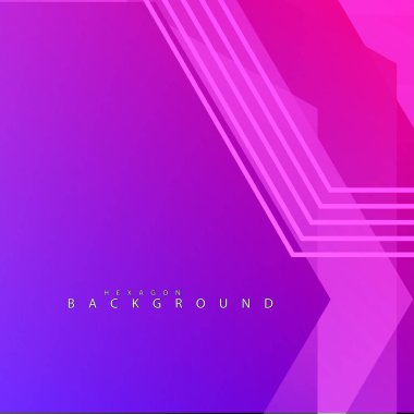 renkli altıgen soyut arka plan. Saydam vektör arka planı