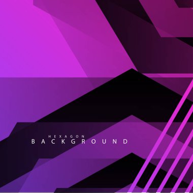 renkli altıgen soyut arka plan. Saydam vektör arka planı