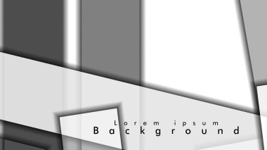 Soyut vektör arka plan tasarımı Dikdörtgen tüp elemanı vektör arka plan 3d.