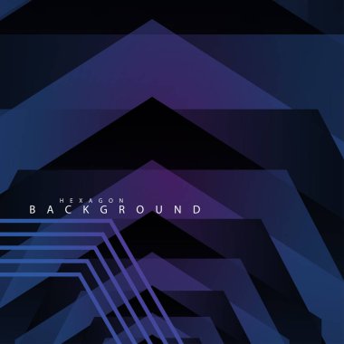 renkli altıgen soyut arka plan. Saydam vektör arka planı