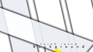 Dikdörtgen tüp elemanları vektör 3d arka plan