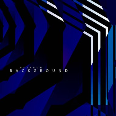 renkli altıgen soyut arka plan. Saydam vektör arka planı