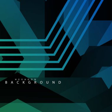 renkli altıgen soyut arka plan. Saydam vektör arka planı