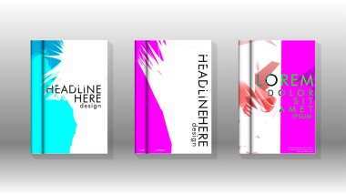 Renkli soyut sprey desenleri ile arka plan kapağı vektör tasarımı. Renk karışımı. Vektör Eps 10. Vektör çizimi