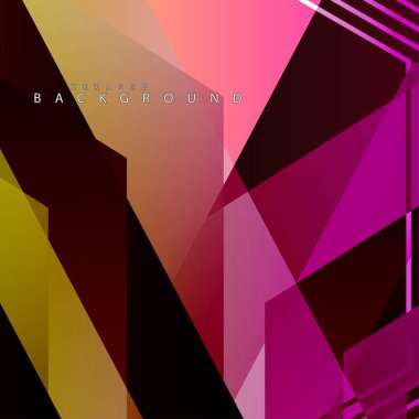 renkli altıgen soyut arka plan. Saydam vektör arka planı