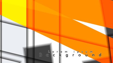 Dikdörtgen tüp elemanları vektör 3d arka plan