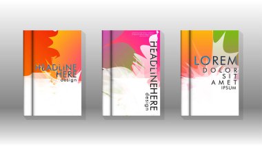 Renkli soyut sprey desenleri ile arka plan kapağı vektör tasarımı. Renk karışımı. Vektör Eps 10. Vektör çizimi