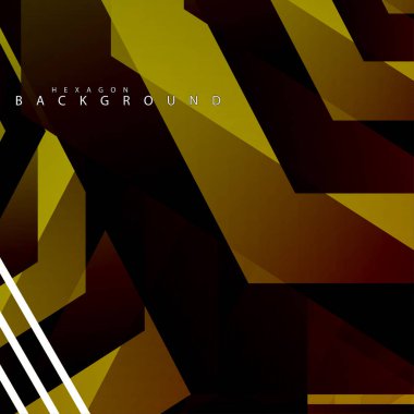 renkli altıgen soyut arka plan. Saydam vektör arka planı