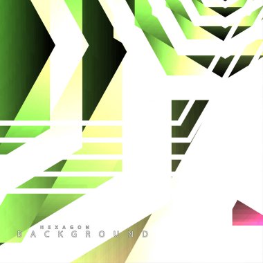 renkli altıgen soyut arka plan. Saydam vektör arka planı