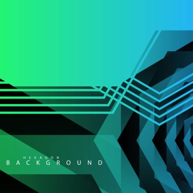 renkli altıgen soyut arka plan. Saydam vektör arka planı