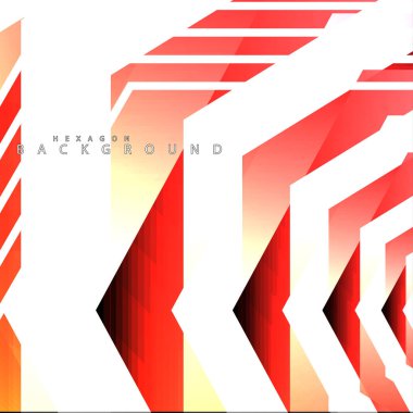 renkli altıgen soyut arka plan. Saydam vektör arka planı