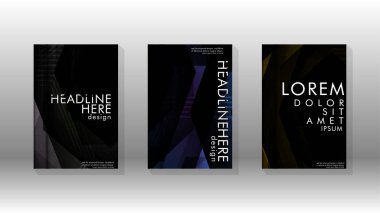 Kapak kitabı renkli altıgen soyut arka plan