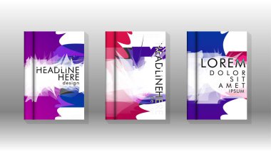 Renkli soyut sprey desenleri ile arka plan kapağı vektör tasarımı. Renk karışımı. Vektör Eps 10. Vektör çizimi