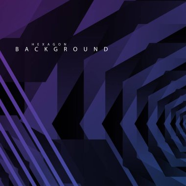 renkli altıgen soyut arka plan. Saydam vektör arka planı