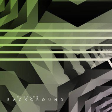 renkli altıgen soyut arka plan. Saydam vektör arka planı