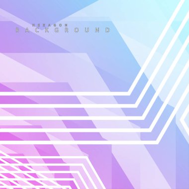 renkli altıgen soyut arka plan. Saydam vektör arka planı