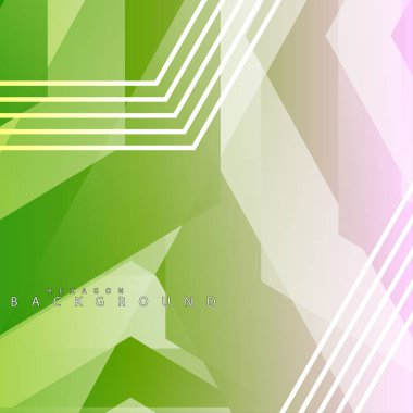 renkli altıgen soyut arka plan. Saydam vektör arka planı