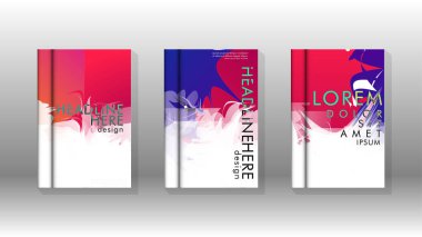 Renkli soyut sprey desenleri ile arka plan kapağı vektör tasarımı. Renk karışımı. Vektör Eps 10. Vektör çizimi