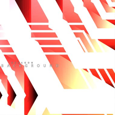 renkli altıgen soyut arka plan. Saydam vektör arka planı