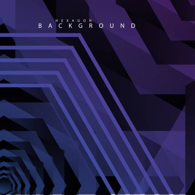 renkli altıgen soyut arka plan. Saydam vektör arka planı