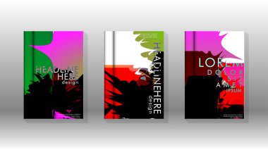 Renkli soyut sprey desenleri ile arka plan kapağı vektör tasarımı. Renk karışımı. Vektör Eps 10. Vektör çizimi