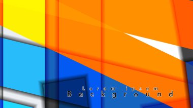 Renkli desen çizgileri ile soyut vektör arka plan tasarımı